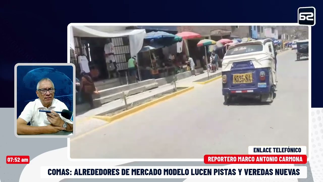 Comas: Luce nuevas pistas y veredas en calles alrededor de Mercado Modelo