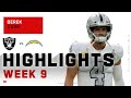 Derek Carr Hurdles Past the Chargers | NFL 2020 Highlights