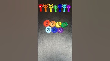 Guess the mixed color of Sprunki #colormixing #guessthecolor #sprunki #asmr #satisfying