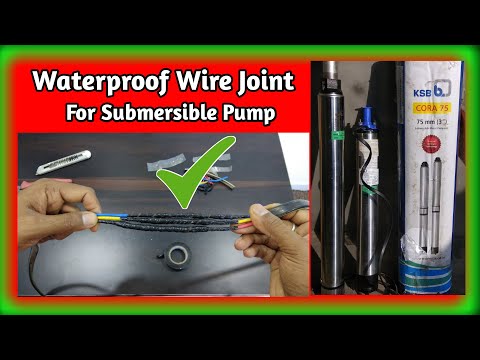 Waterproof wire joint for submersible pump