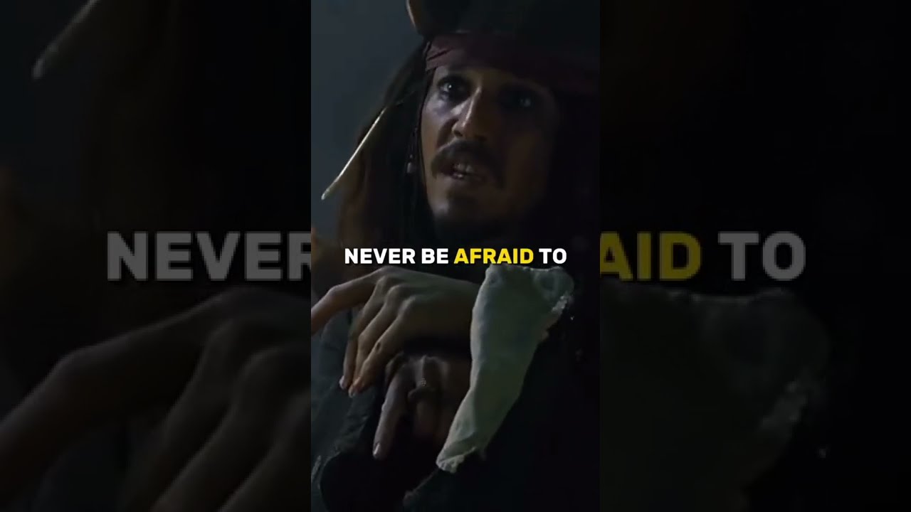 DON'T AFRAID TO START ??~ Captain Jack Sparrow ? Attitude status?~ motivation whatsApp status?