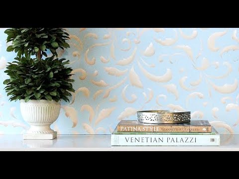 how-to-stencil-with-shading-&-highlighting-for-a-dimensional-hand-painted-wall-design