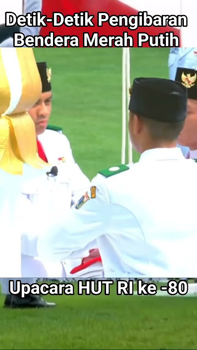 pengibaran bendera merah putih di istana negara HUT RI 80 TAHUN #2025 #hutri80 #indonesia #17agustus