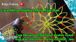 Cara Menambah/Membuat anakan Koja Ikan kerumbu jala jaring serokan