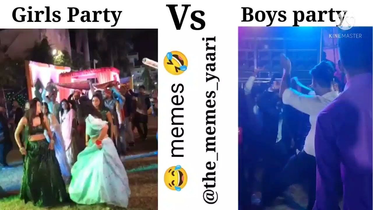 Girls party Vs Boys party।। 🤣😂 