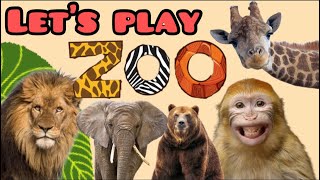 Let’s Play at the Zoo! Baby & Toddler Learning | Speech Therapy from The Real SLP 30 minutes