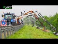 6x NEW HOLLAND + 6x HYMACH WORKING on HIGHWAY | CANTIERE DI MANUTENZIONE DEL VERDE IN AUTOSTRADA