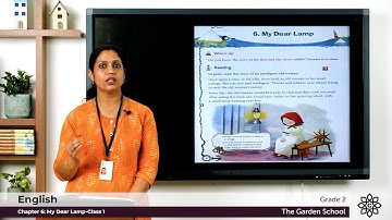 Grade 2 English Chapter 6 Class 1 My Dear Lamp Do and Learn activity, Explaining story