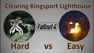 Clearing out Kingsport Lighthouse: HARD vs EASY way - Fallout 4