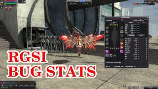 RGSI Bug Stats using Extreme