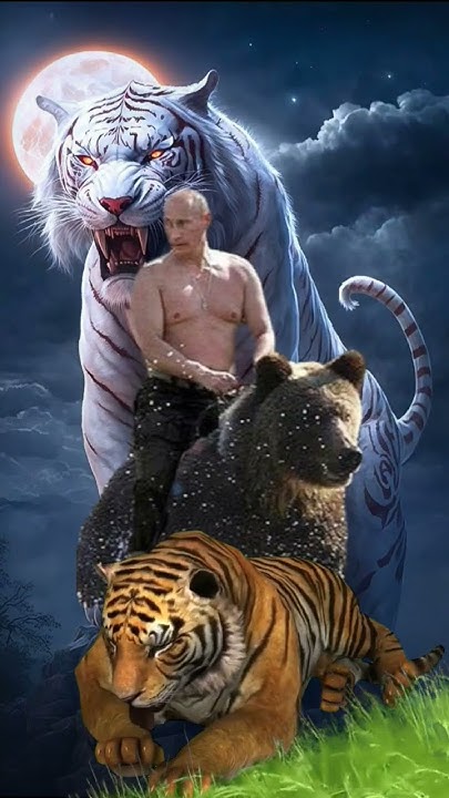 Президент Путин ездит на медведе - YouTube