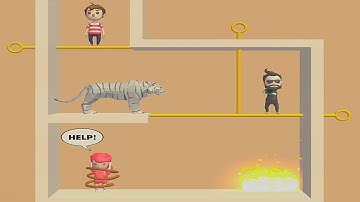 Pin Rescue pull the pin - Gameplay Walkthrough - All Levels Soluctions And Fails (Android Game)