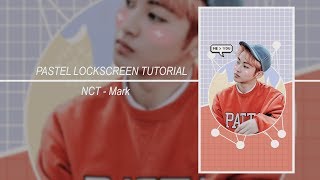 Pastel lockscreen tutorial - NCT Mark screenshot 2