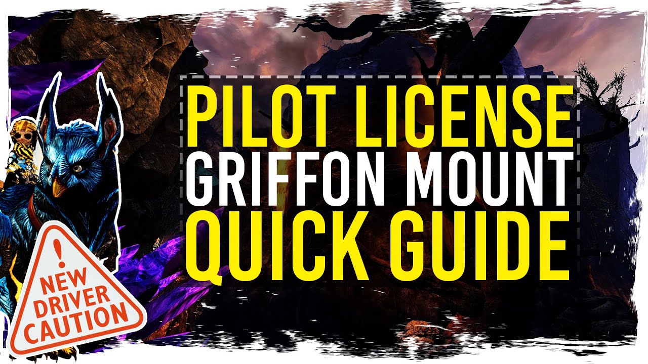 Guild Wars 2 - Griffon Pilot License - Fly like a PRO! :-)