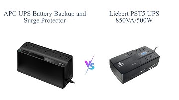 APC UPS BE600M1 vs Liebert PST5-850MT120 🔋⚡ Which is Better?