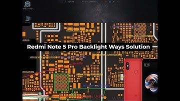 Redmi Note 5 Pro Backlight Ways Display Light Problem Solution Jumper Ways By GSM Free Equipment