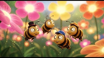 Learn Colors with Busy Bees 🐝 | Fun Color Learning for Kids | Preschool Educational Video