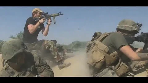 BRITISH SAS AND US MARINES IN FIREFIGHT WITH TALIB...