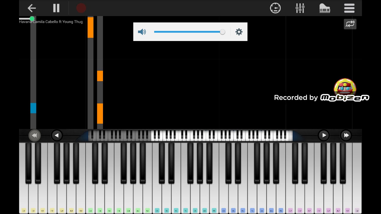 Havana Piano - roblox virtual piano camila cabello havana advanced