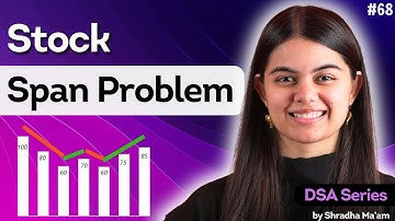 Stock Span Problem | Optimal Solution