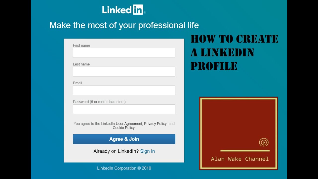 How to create a LinkedIn profile and basic tips | Start your ...