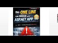 This ONE Line Can Freeze Your ASP.NET App 😨