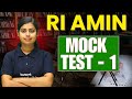 OSSSC RI AMIN Exam I ENGLISH CLASS | MOCK-1 BY BAISHALI MA'AM