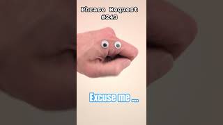 Phrase Request Excuse Me... Requested By