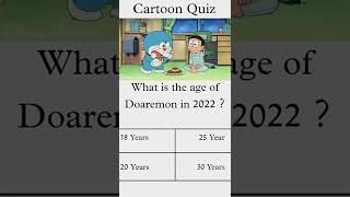 what is the age of Doraemon 2022 ? #shorts