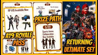 🔥A19 ROYAL PASS, PRIZE PATH, FREE REWARDS AND EVENTS COMING IN 4.4 UPDATE (INFINIX NOTE 60 PRO 5G)