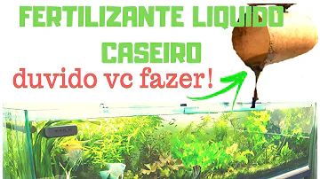 Como Adubar aquário?