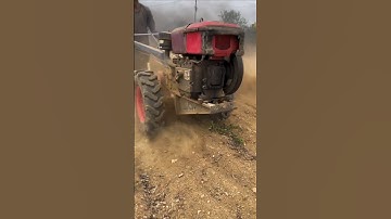 Hand-held tractor with single-item soil-raising machine Grape vine burying machine part 568