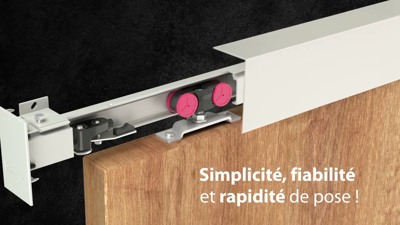 Bandeau cache-rail - porte coulissante - 3 m - SAF®-EVOLUTION