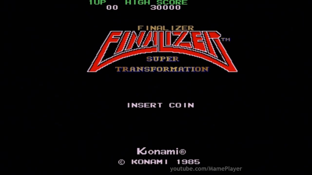 Finalizer Super Transformation 1985 Konami Mame Retro Arcade Games Youtube