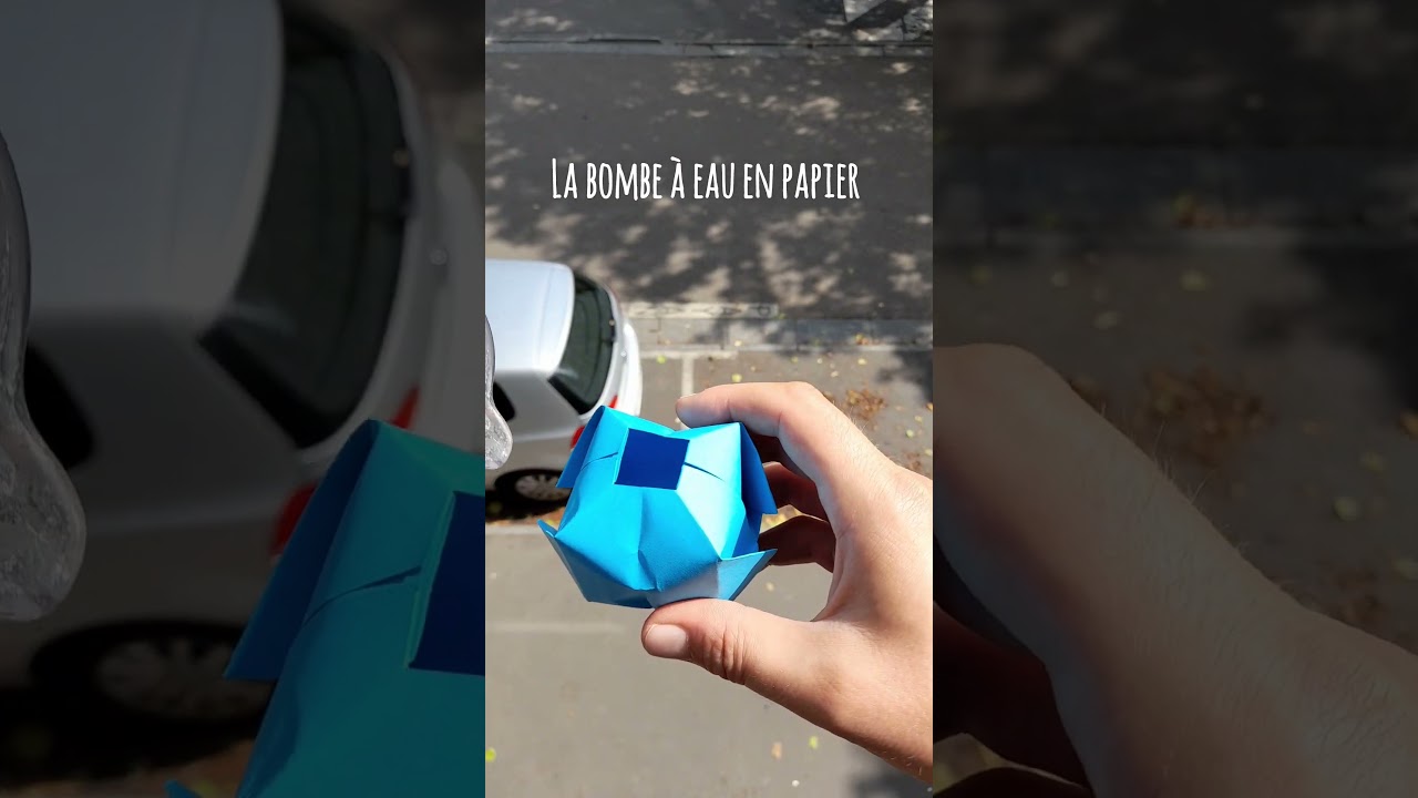 La Bombe à Eau en Papier 💧 💣 - Origami fun ! Explosion d'eau en direct 