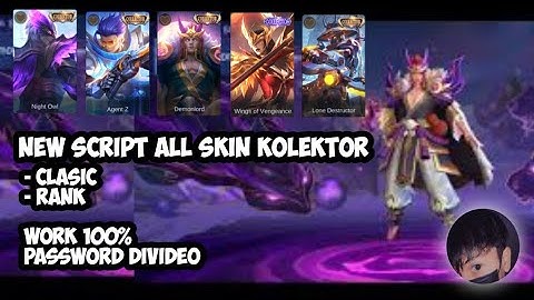 🔴NEW UPDATE !! SCRIPT ALL SKIN COLLECTOR TERBARU PATCH GLOO | MOBILE LEGENDS