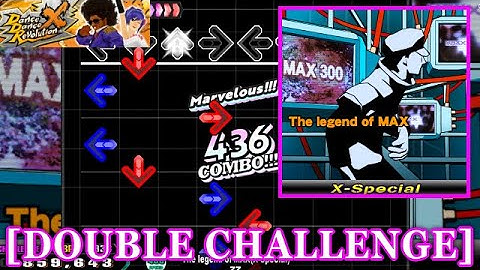 【DDR X】 The legend of MAX(X-Special) / ZZ [DOUBLE CHALLENGE] 譜面確認+Clap