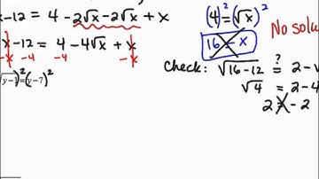 Section 5.8 Algebra 2 - Radical Equations and Inequalities