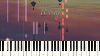 PARK JIHOON 박지훈 - 'Wing' Piano Cover & Tutorial 피아노 커버 & 튜토리얼 by Lunar Piano