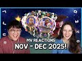 Trilingual 🇺🇸🇰🇷🇯🇵 Couple's KPOP MV REACTION MARATHON! (Nov - Dec 2025)