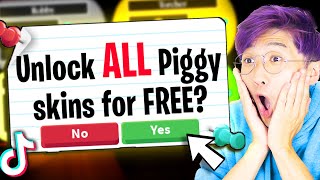 Can We Get These PIGGY TIK TOK HACKS To ACTUALLY WORK!? (NEW CRAZY GLITCHES)
