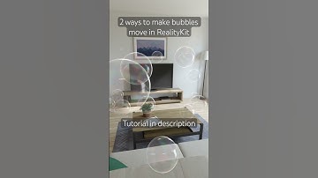 RealityKit bubble movement tutorial #applevisionpro #visionpro #visionos #viralvideo #viralshorts
