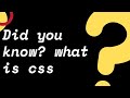 CSS क्या है  जानिए आसान भाषा में! 2025 06 18