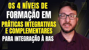 4 Níveis de Formação para Integração das Práticas Integrativas e Complementares em Saúde