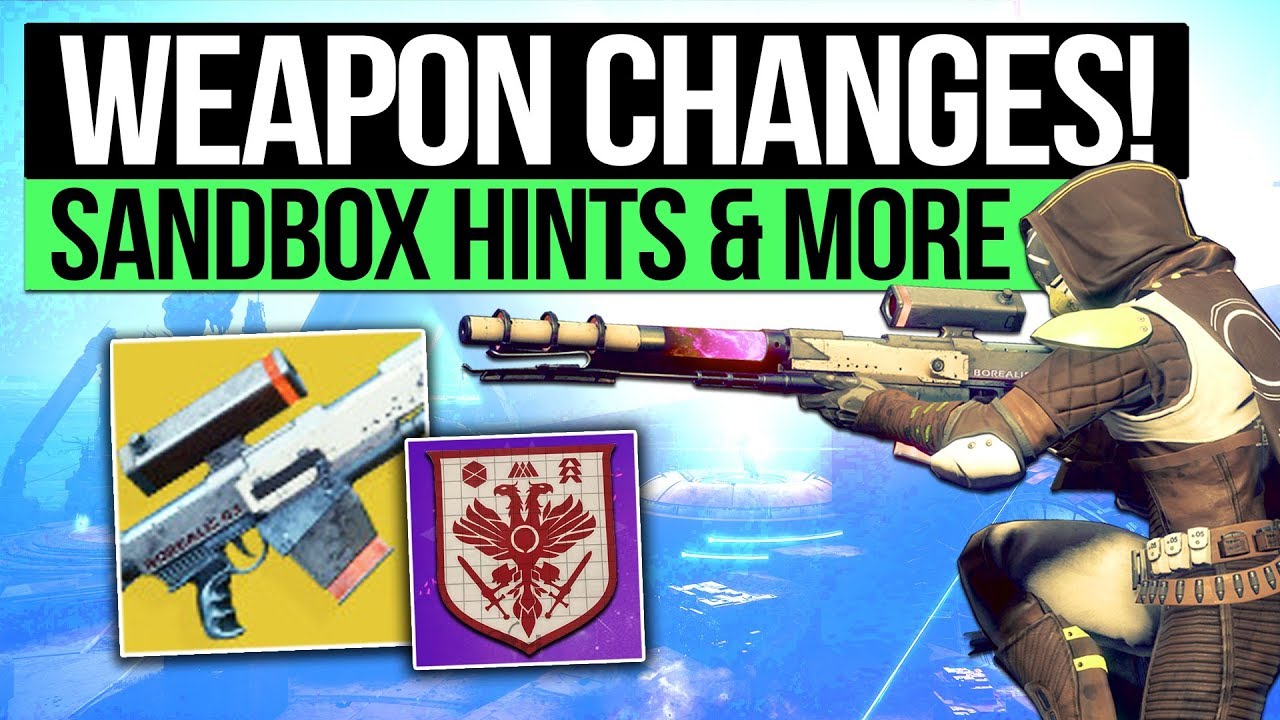 Destiny 2 News | FUTURE WEAPON BUFFS! - Sandbox Confirmation, Spring ...