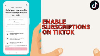 How To Setup Subscriptions On Tiktok 2025