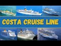 Evolution of ships  costa cruise line shipsevolution