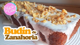 Budín de Zanahoria fácil y rápido [ TRUCO para que te quede suave y húmedo]