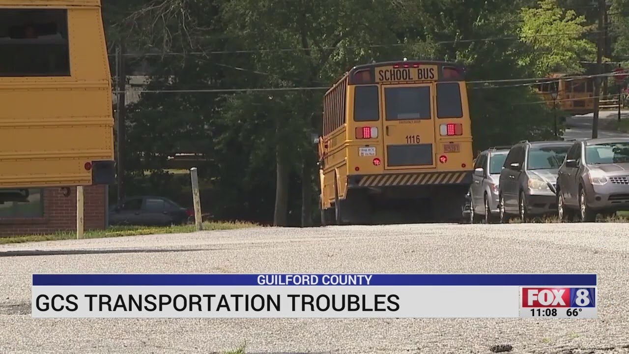 Guilford County Schools dealing with transportation troubles YouTube