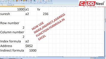 CADD Nest ADVANCE EXCEL LOOKUP AND REFERANCES
